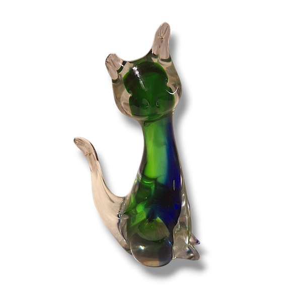 Murano BlownGlass Cat - Picture 4 of 5